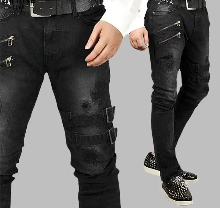 Levoire | Jeans Pour Hommes Tendance Avec Fermetures Éclair