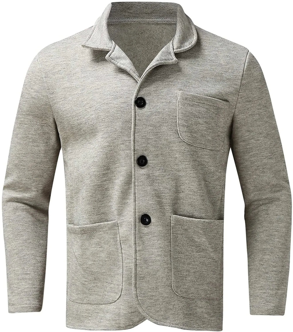 Levoire | Veste Blazer Décontractée À Boutons Chemise