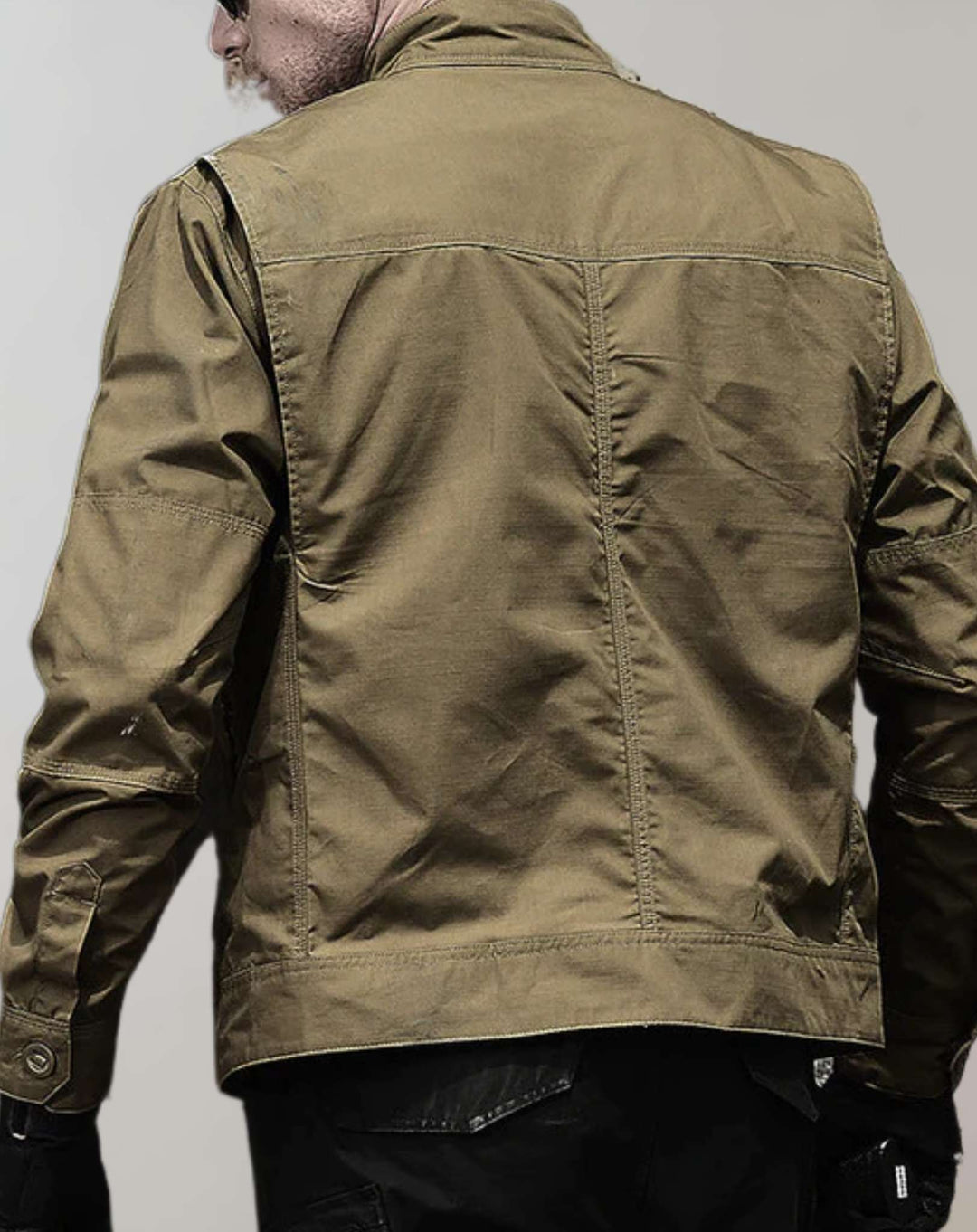 Levoire | Veste D'Été Verte Légère Avec Zip