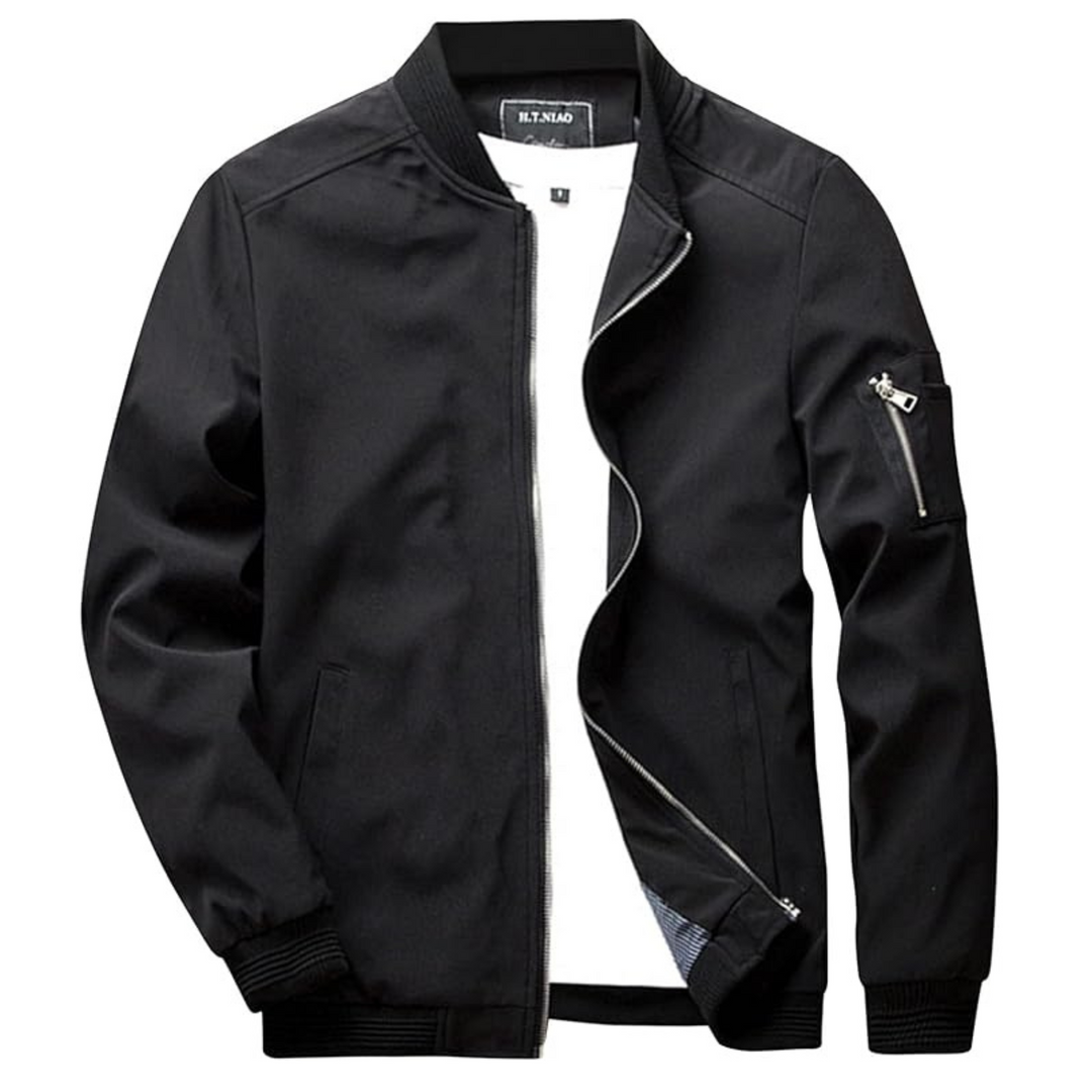 Levoire | Zip Lightweight Lightweight Summer Jacket Noir