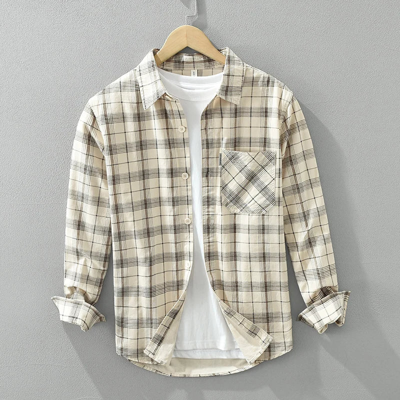 Levoire | Chemise À Carreaux Decontracte Hommes