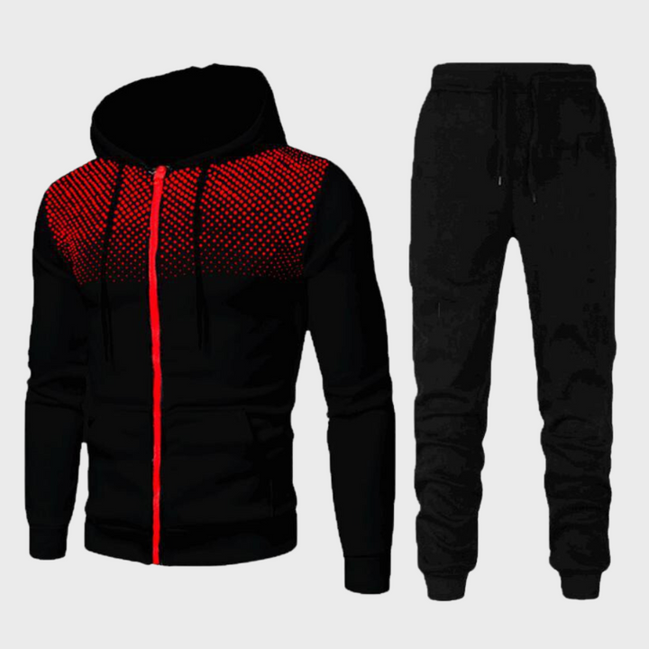Levoire | Vêtements D'Entraînement Pour Hommes Noir rouge