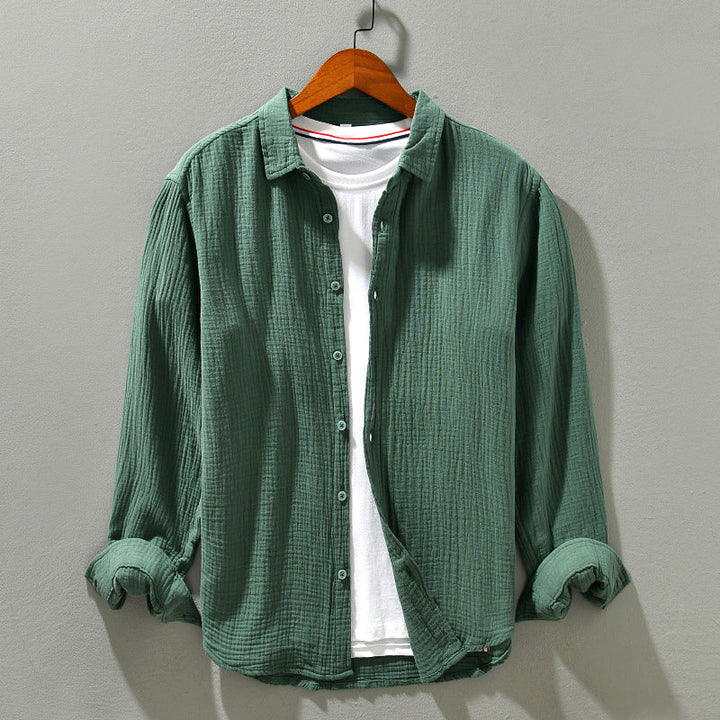 Levoire | Homme Chemise Douce & Confortable Vert