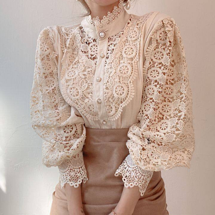 Levoire | Blouse En Dentelle Classique, Élégant Et Super Mignon !