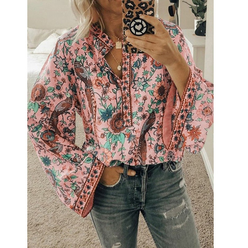 Levoire | Paita Elegante Chic Naisten Paita Rosa