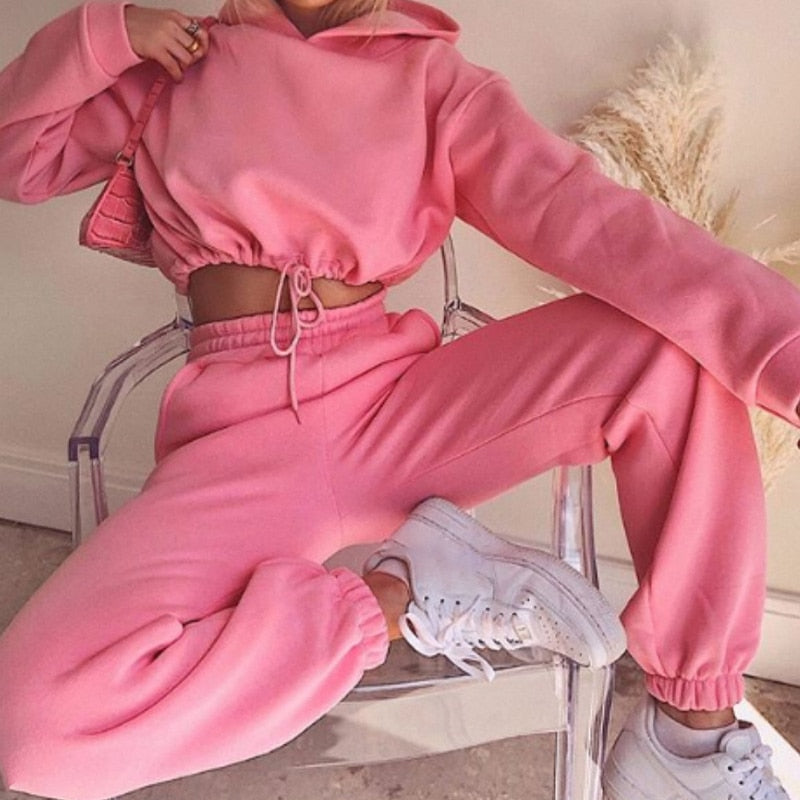 Levoire | Ensemble De Sport 2 Pièces Pour Femmes Rose