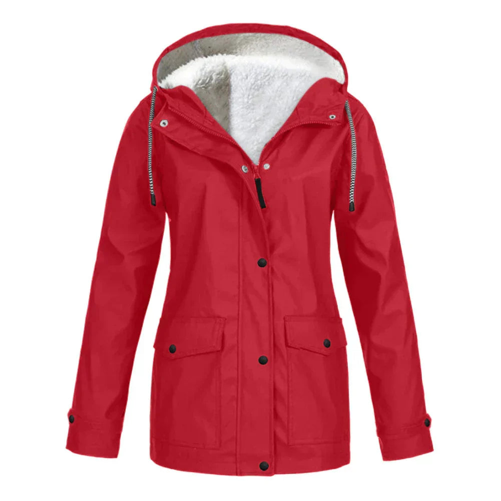 Levoire | Veste De Pluie Élégante Et Imperméable Rot