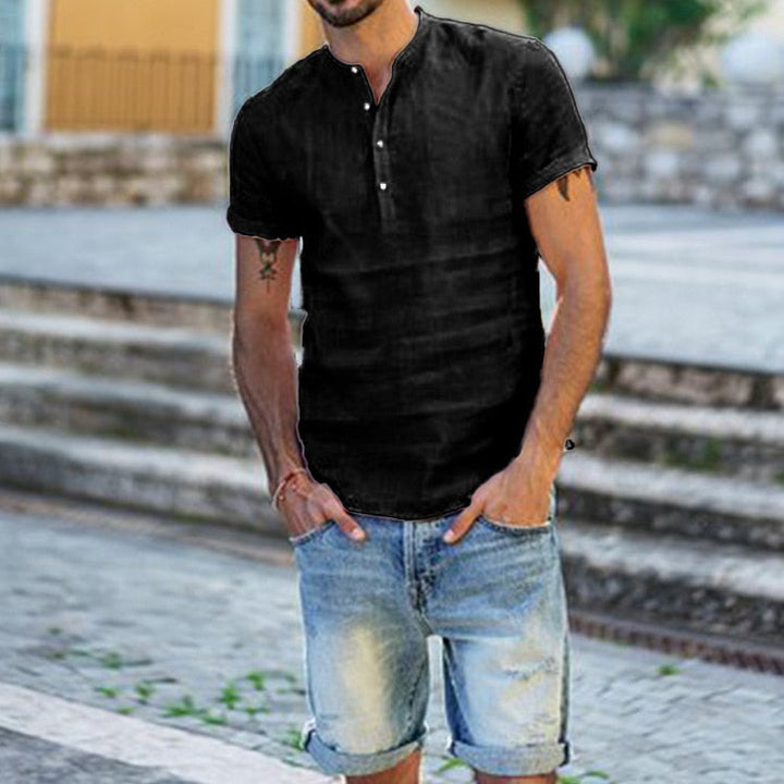 Levoire | Une Chemise Pour Homme Élégante & Décontractée T-Shirt Noir