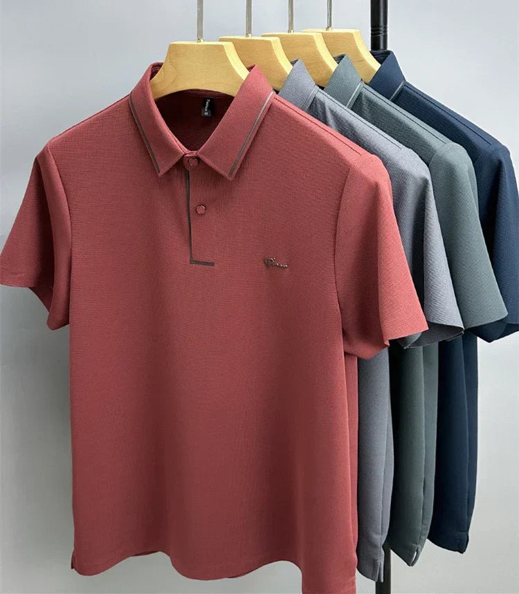 Levoire | Chemise En Soie À Col Polo