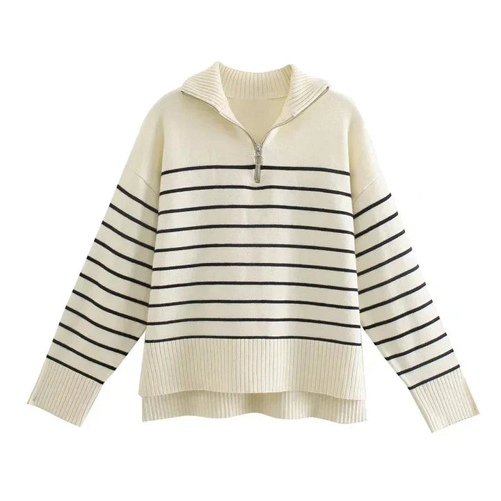 Levoire | Varmer Manches Longues Kimono Col Zip Demi Ouvert Pull L
