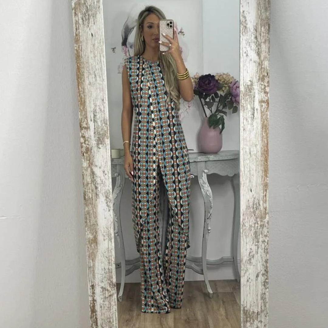 Levoire | Costume Fluide Stylisé Femme Bleu