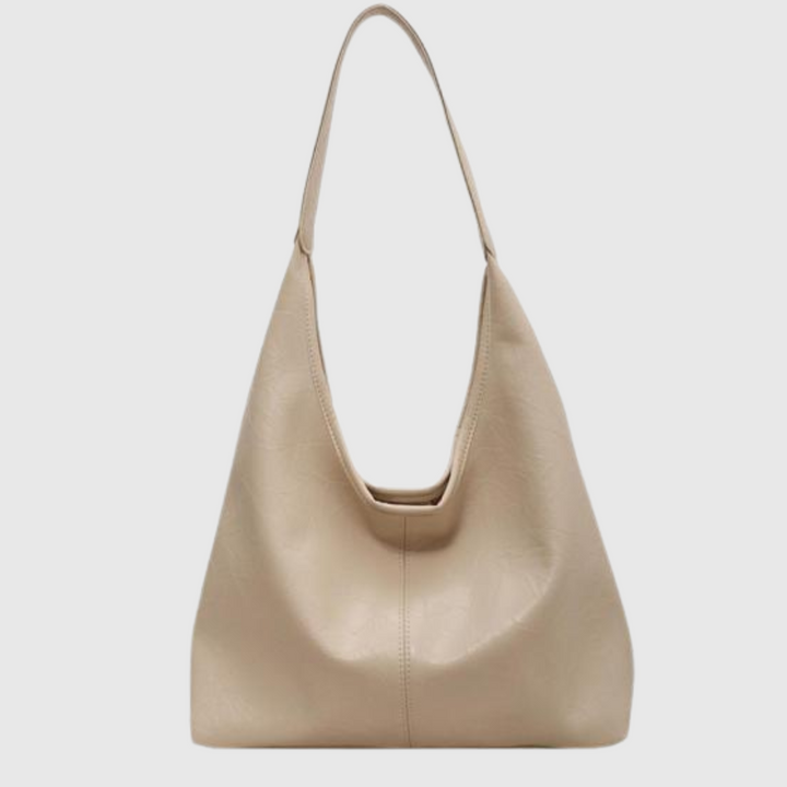 Levoire | Sac À Bandoulière En Simili Cuir Grandes Tailles Crème