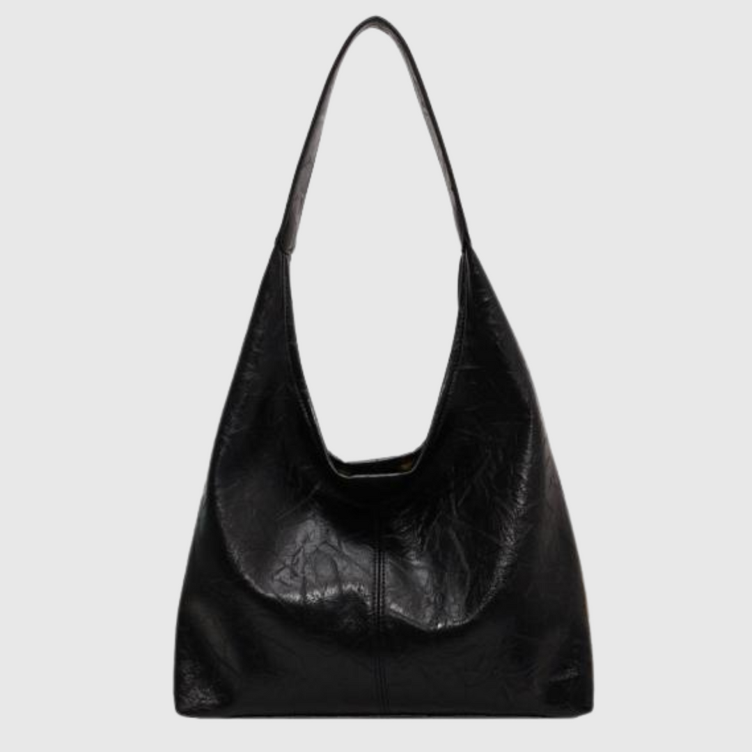 Levoire | Sac À Bandoulière En Simili Cuir Grandes Tailles Noir