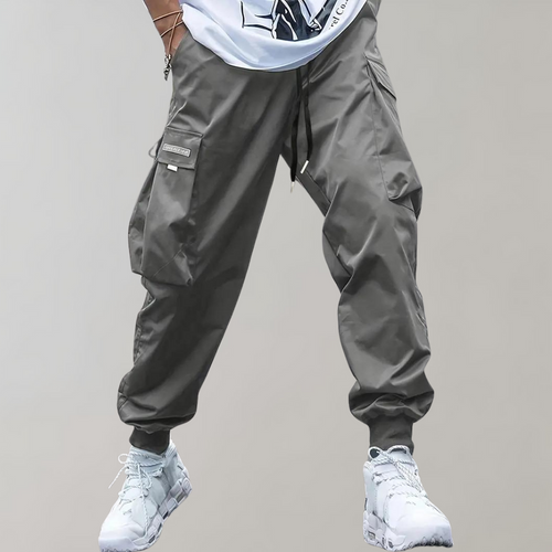 Levoire | Pantalons Cargo Amples Avec Cordons Ajustables Et Plusieurs Poches