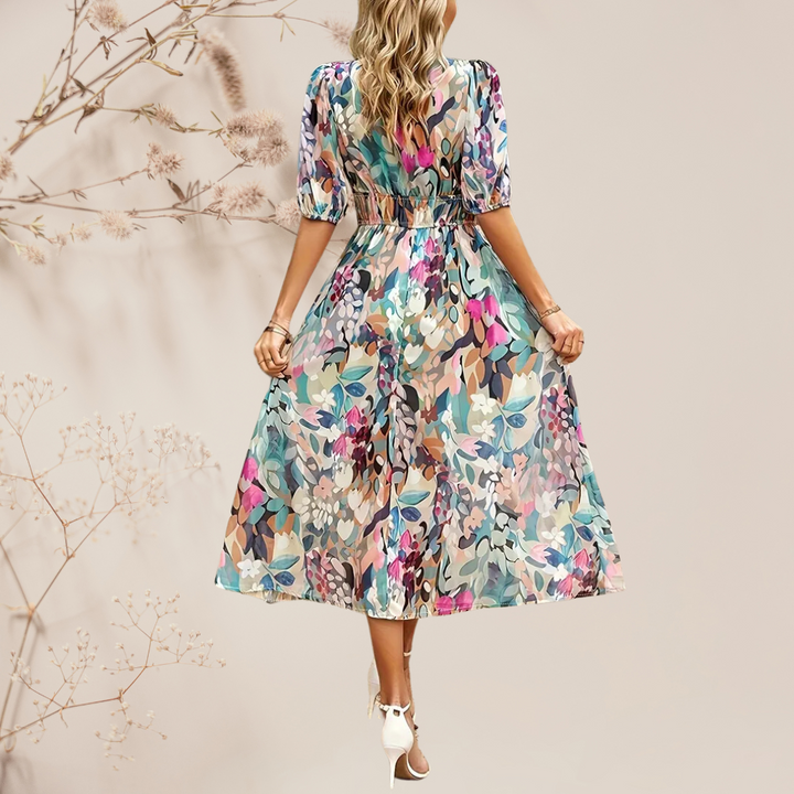 Levoire | Robe Fleurie En Version Élégante
