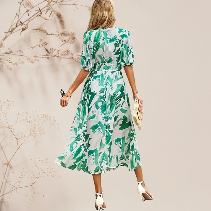 Levoire | Robe Fleurie En Version Élégante