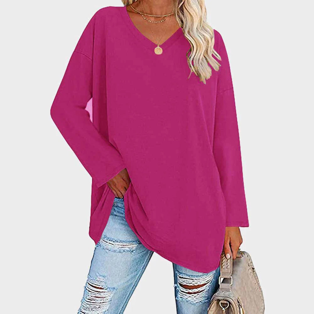 Levoire | Pullover Décontracté À Manches Longues Rose chaud