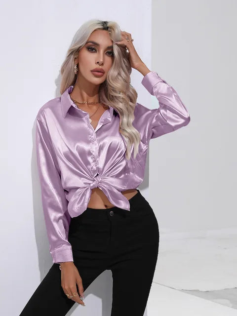 Levoire | Chemise En Soie Syreenipinkki