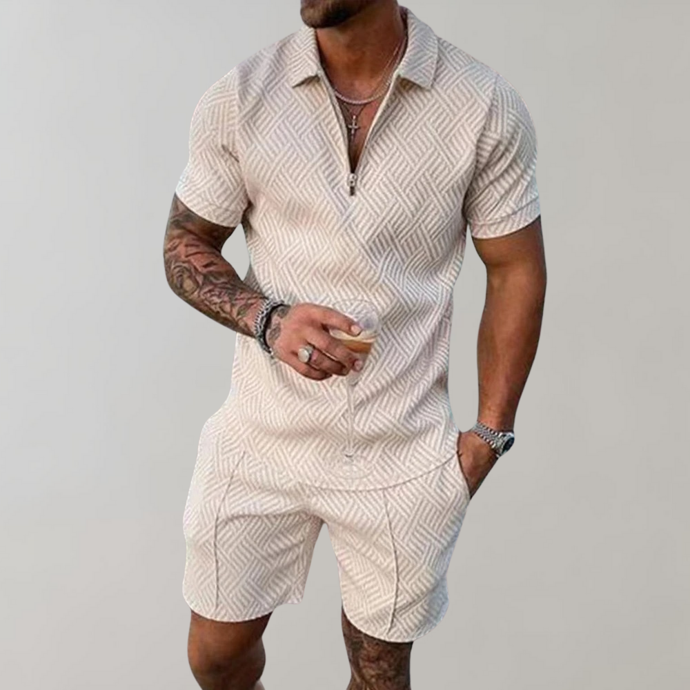 Levoire | Ensemble chic en deux pièces Khaki