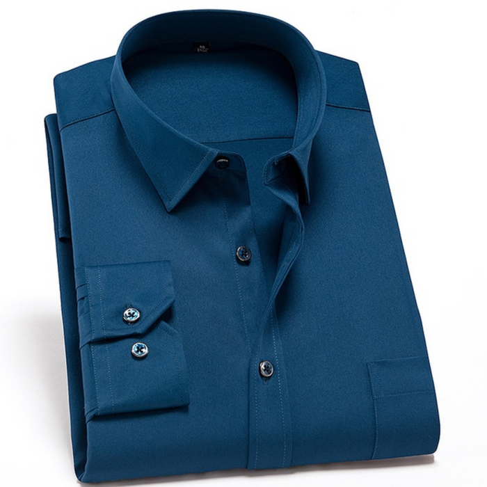 Levoire | Blouse Sans Tricot Stretch Confort Bleu