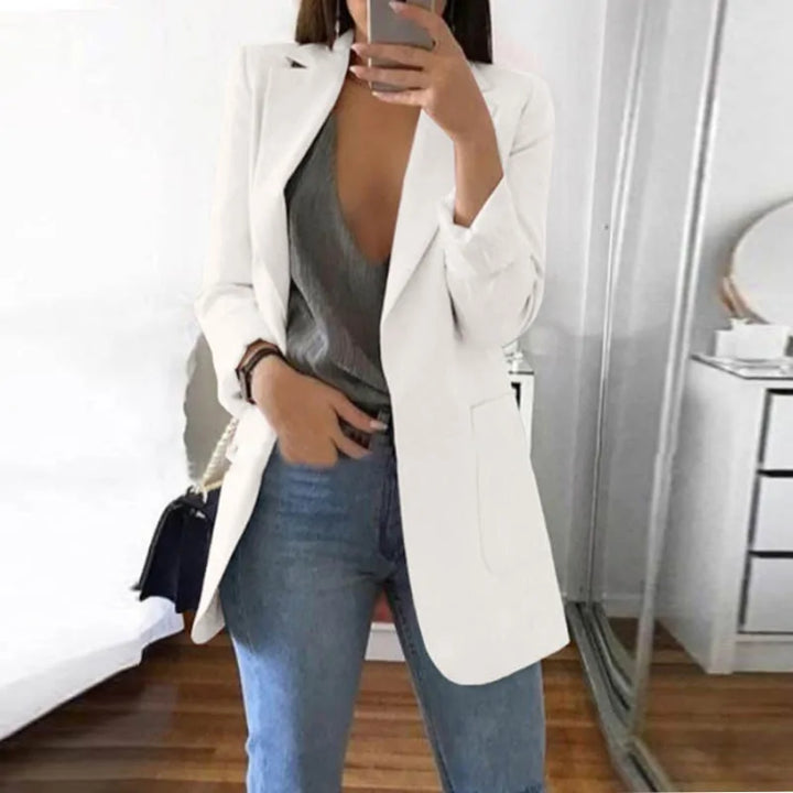 Levoire | Blazer Exécutif Sans Effort Blanc