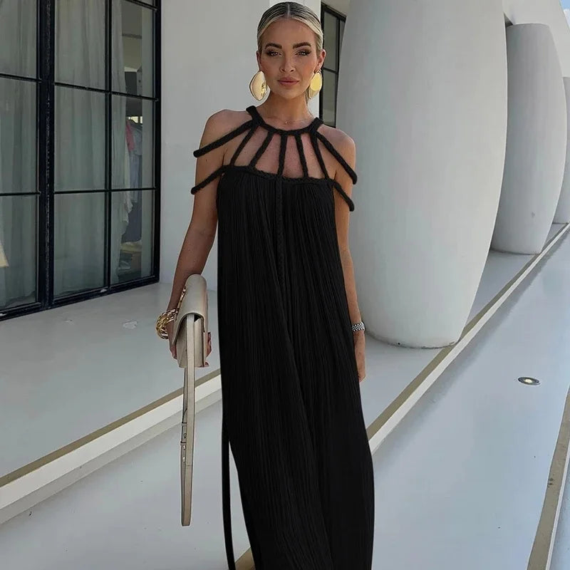 Levoire | Robe De Soirée Décontractée Noir Taille unique