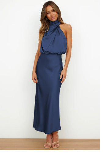 Levoire | Lgante Robe Midi Bleu
