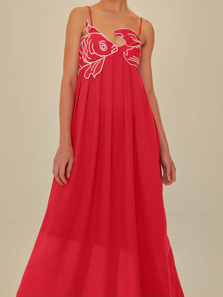 Levoire | T-Shirt Poisson Midi-Robe