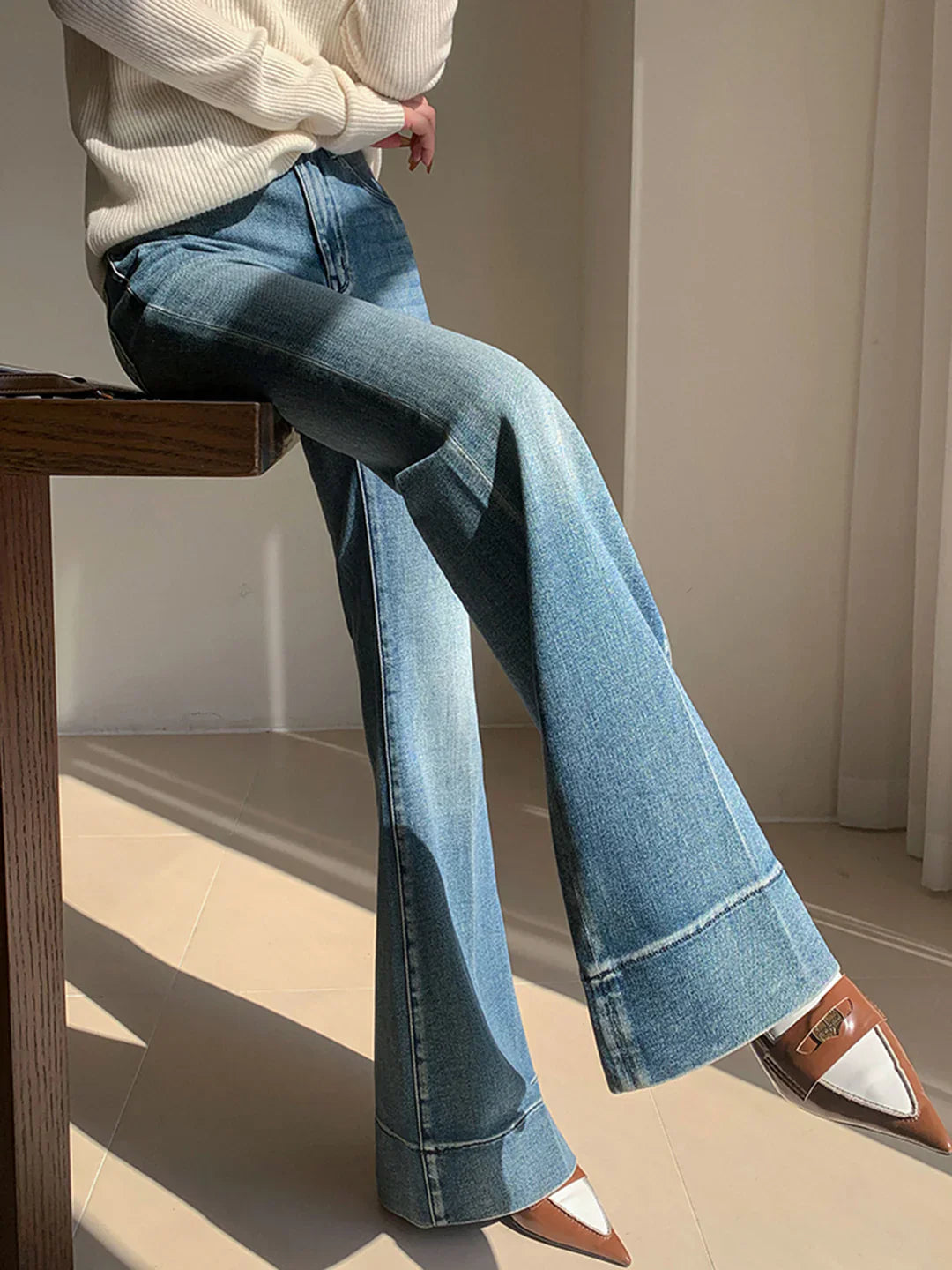 Levoire | Pantalon En Jean Étroit Et Ajusté