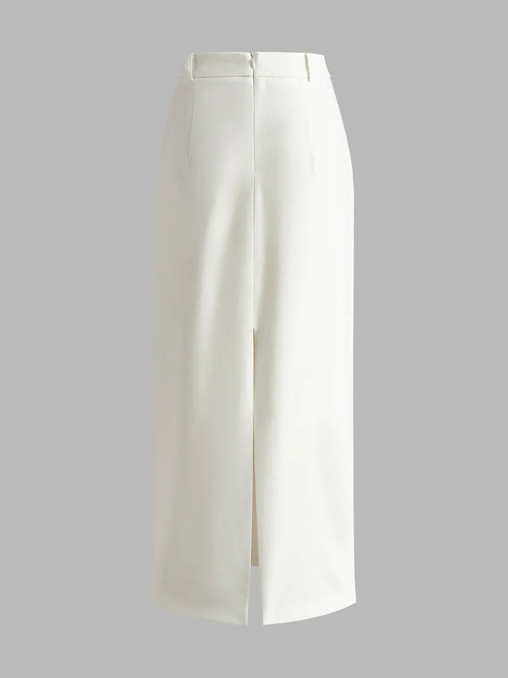 Levoire | Chemise À Col Maxi-Jupe Sans Ceinture