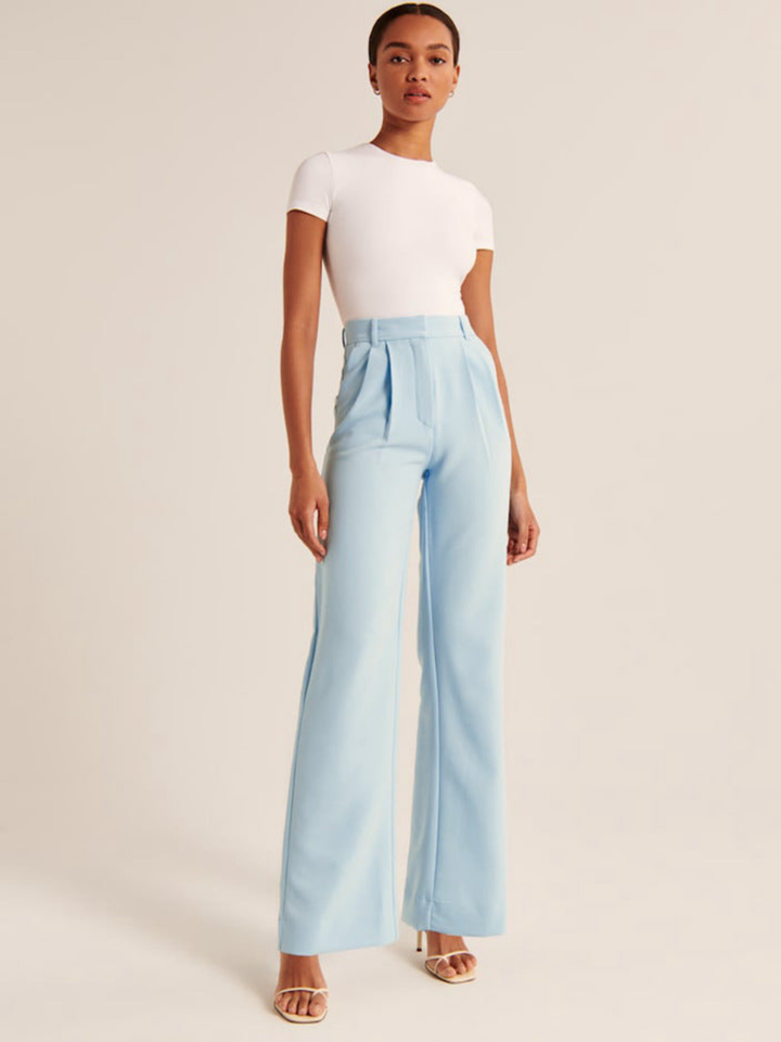 Levoire | Pantalon De Loisirs Qui Conserve Sa Forme Bleu clair