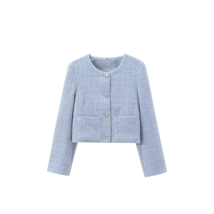 Levoire | Blazer En Tweed En Bleu Pastel L