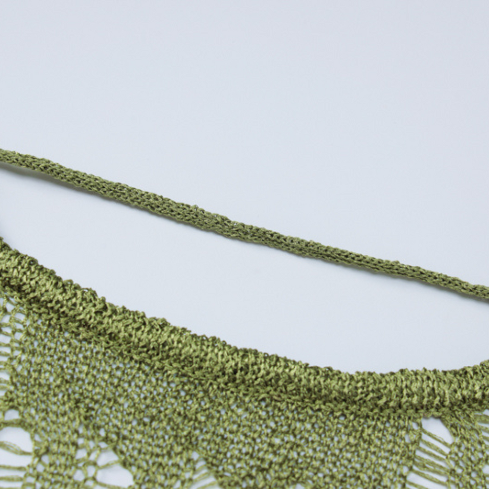 Levoire | Robe Maxi En Tricot Transparente Avec Éclat Métallique