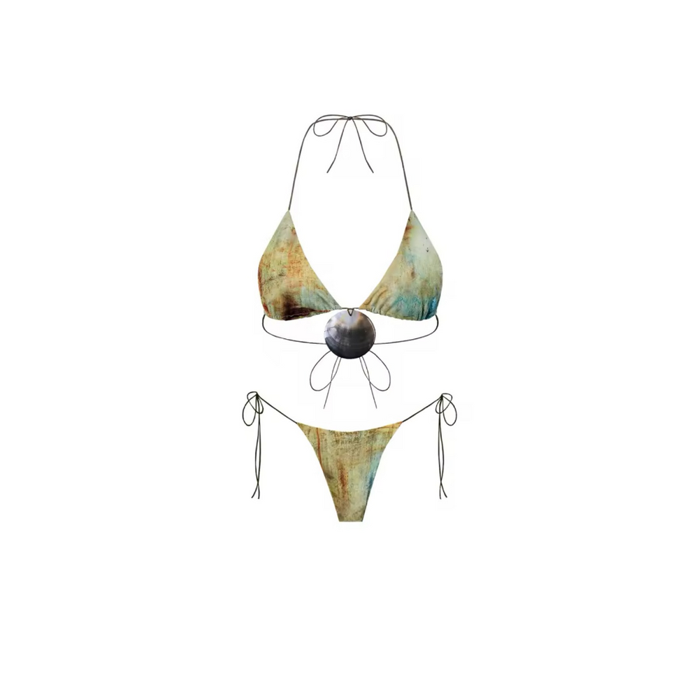 Levoire | Maillot De Bain En Art & Sarong Maxi