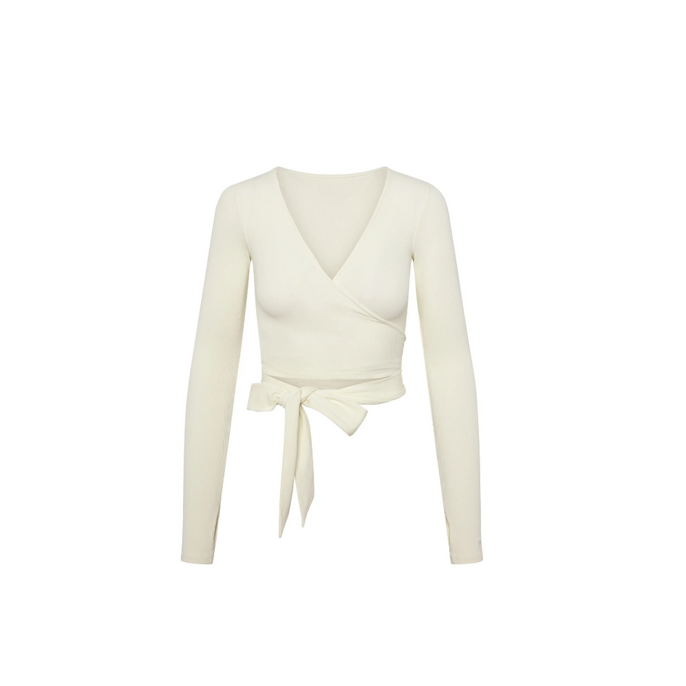 Levoire | Chemise À Manches Longues Enroulée Ivoire