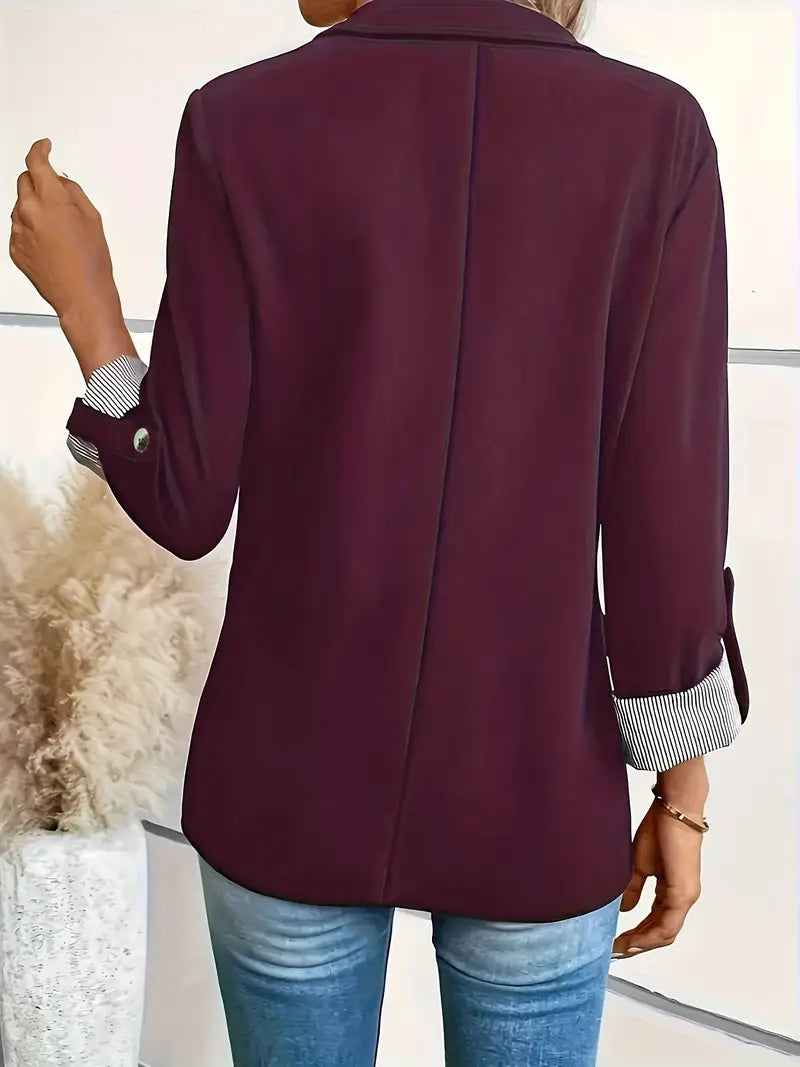 Levoire | Couleur Tout-Compatible Blazer À Manches Longues