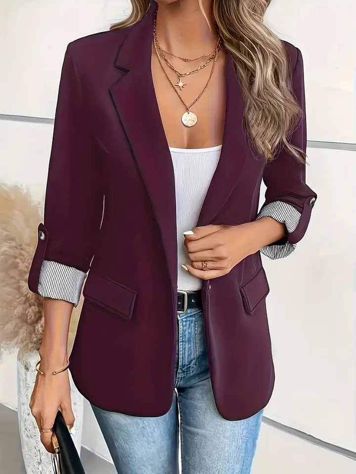 Levoire | Couleur Tout-Compatible Blazer À Manches Longues