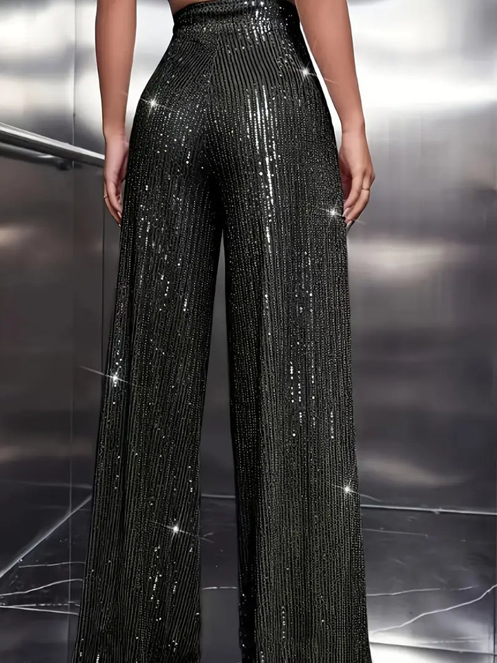 Levoire | Pantalons Élégants À Paillettes