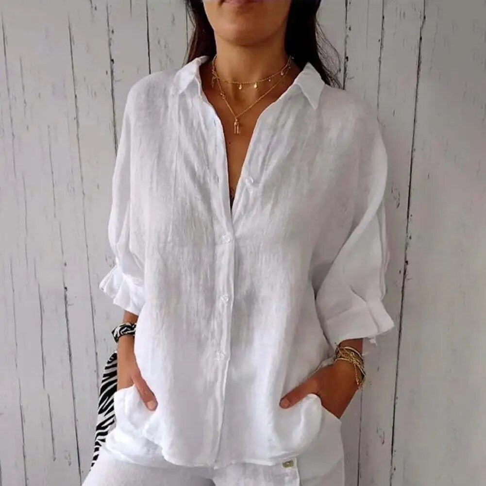 Levoire | Chemise Rento avec dos en boucle Blanc
