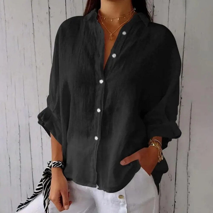 Levoire | Chemise Rento avec dos en boucle Noir