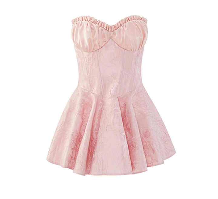 Levoire | Robe Mini Satin Korsatzt