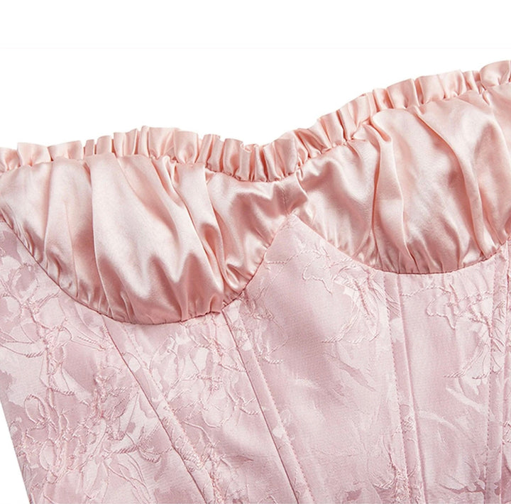 Levoire | Robe Mini Satin Korsatzt