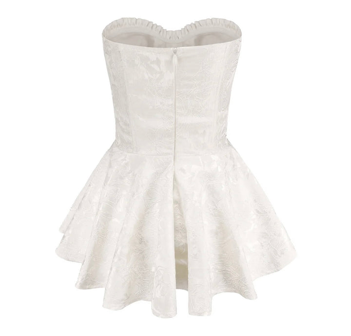 Levoire | Robe Mini Satin Korsatzt