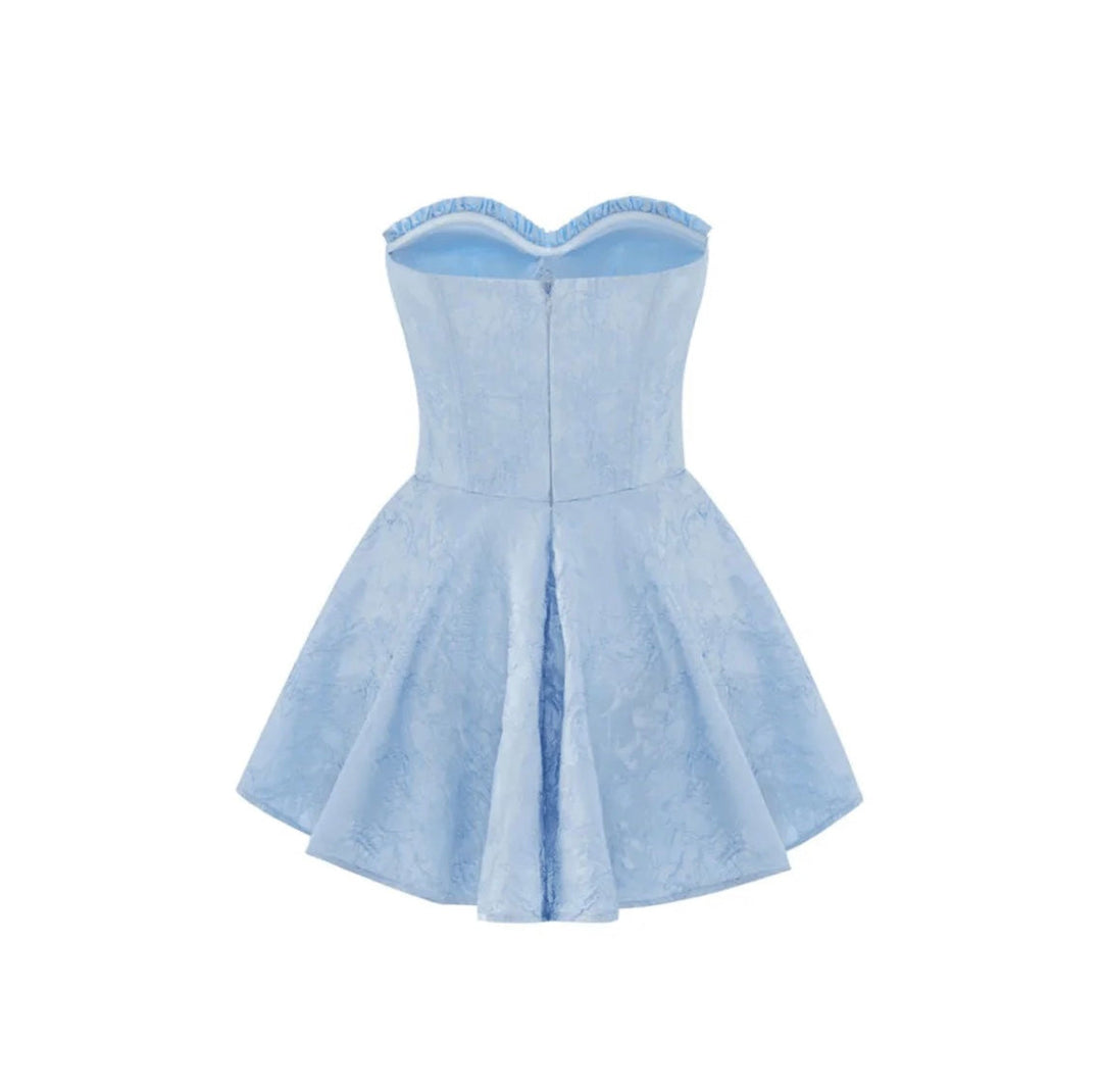 Levoire | Robe Mini Satin Korsatzt