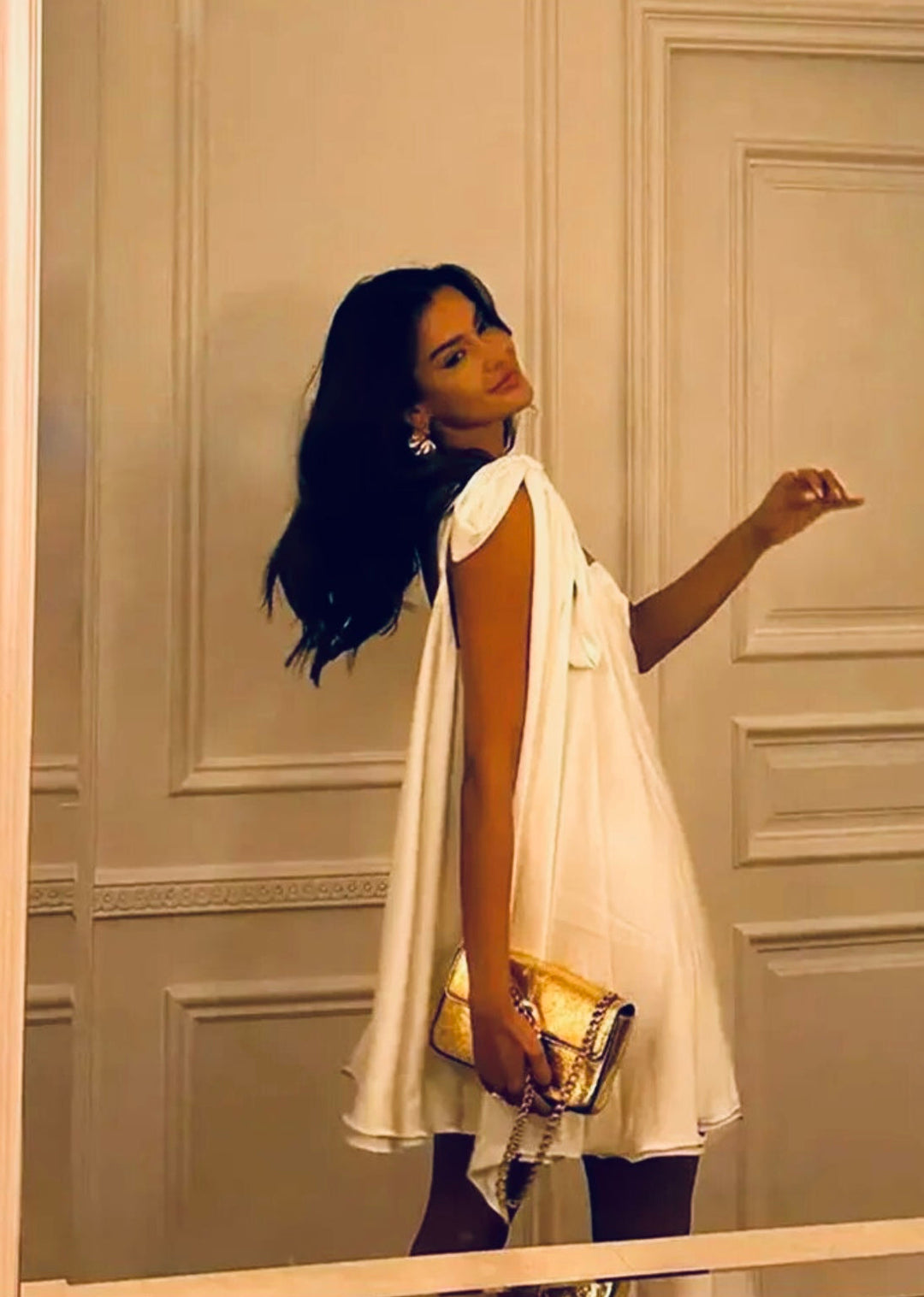 Levoire | Robe A-Ligne Dos Nu Avec Décolleté