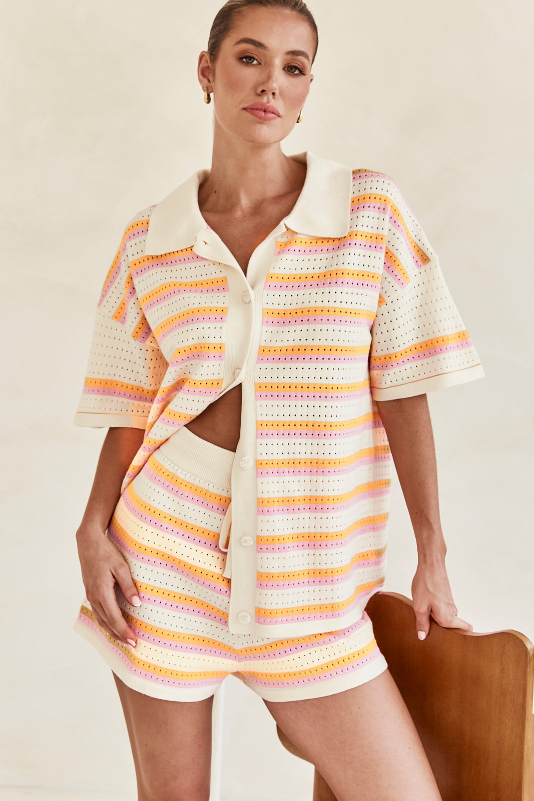 Levoire | Combinaison De Tricot Multicolore