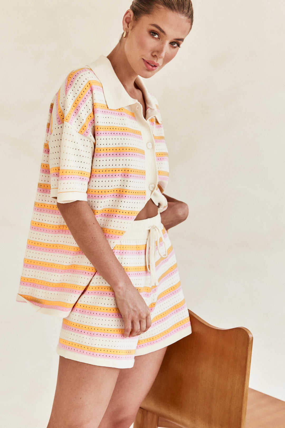 Levoire | Combinaison De Tricot Multicolore