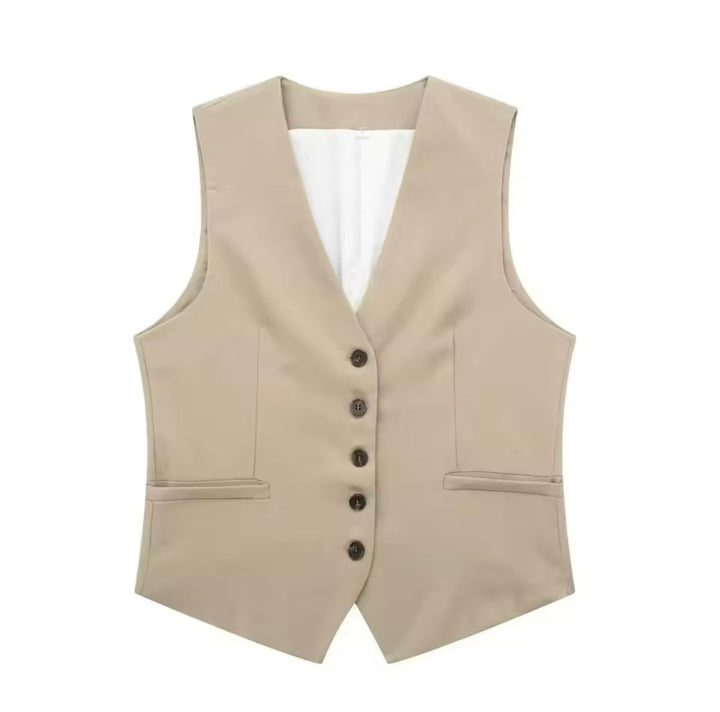 Levoire | Veste À Boutons De Loisirs Khaki