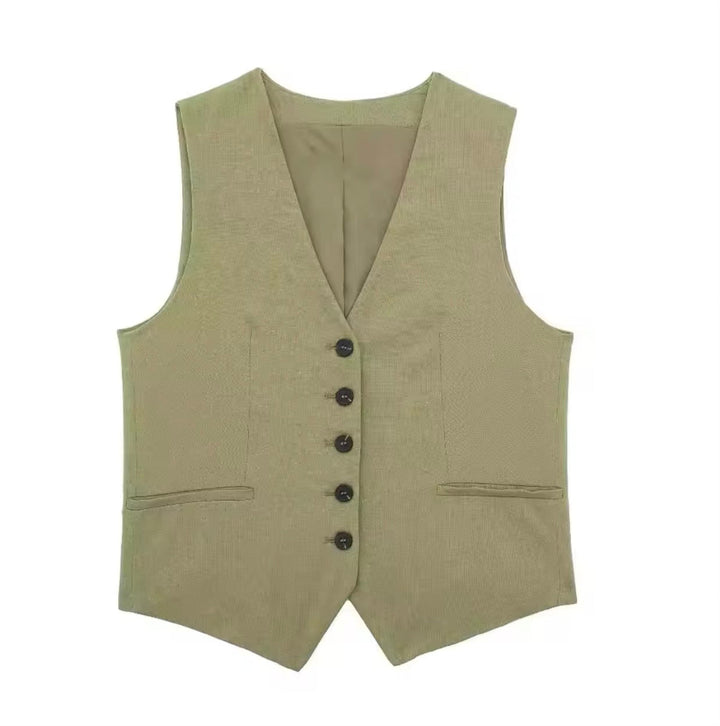 Levoire | Veste À Boutons De Loisirs Olive