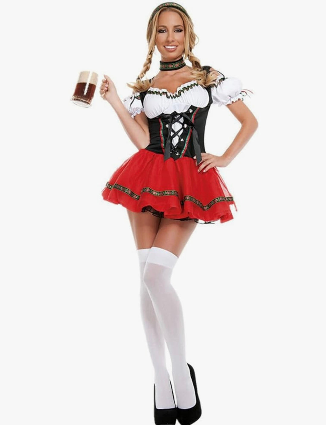 Levoire | Costume De Serveuse Bavaroise Halloween Rot